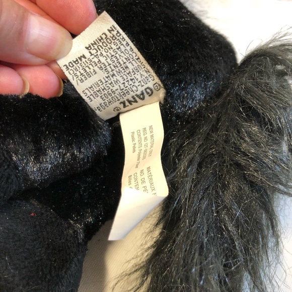 Ganz Retired Webkinz Black Friesian Stallion 9” Plush Horse NO CODE HM145 - Picture 6 of 7